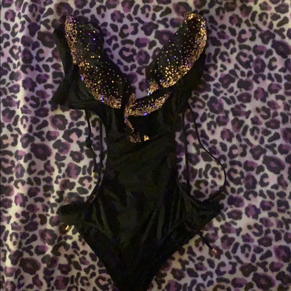 NWOT Victoria Secret black one piece